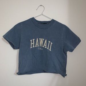 Brandy Melville Crop Hawaii Tee